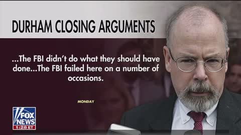 John Durham is being extremely generous when he says the FBI failed or didn’t handle it properly.