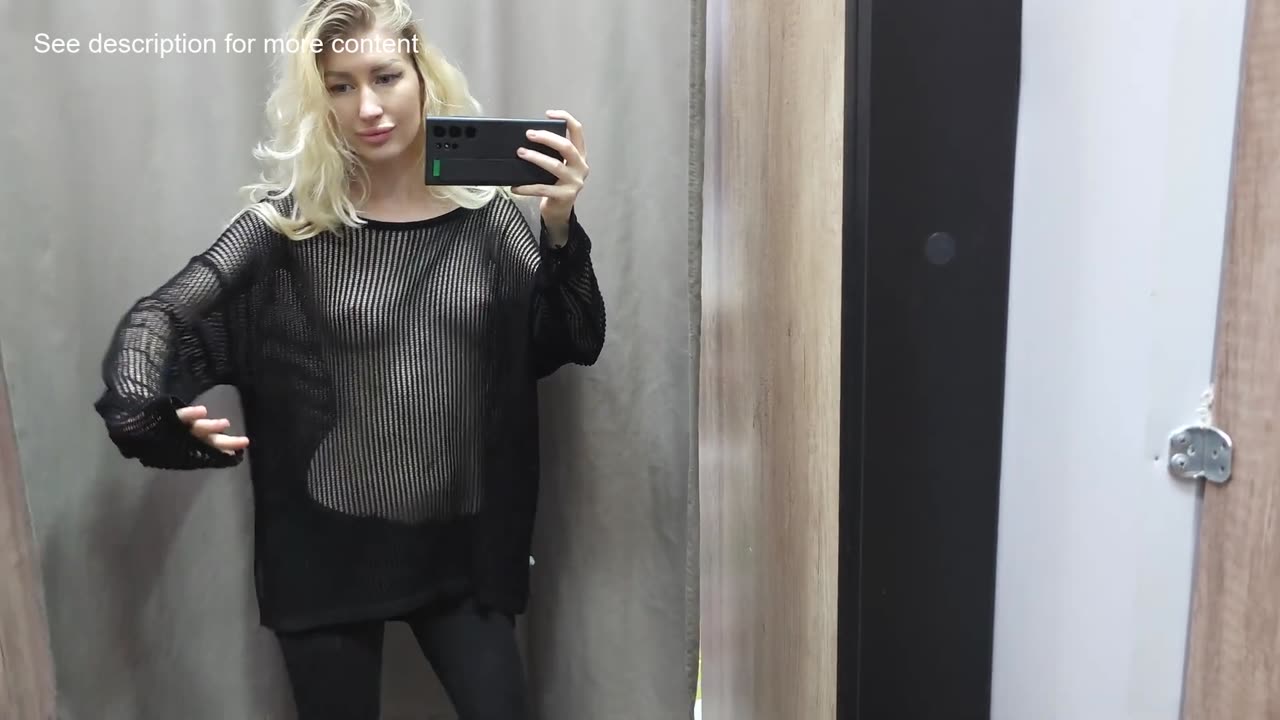TRANSPARENT FISHNET Lingerie Try On HaulJean Marie Try On 4kklx