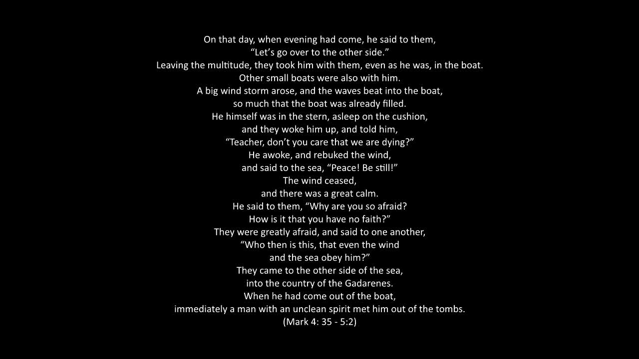 06 calming the storm - sermon