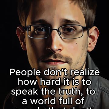 It is hard to tell the truth in a world full of lies | Whistleblower