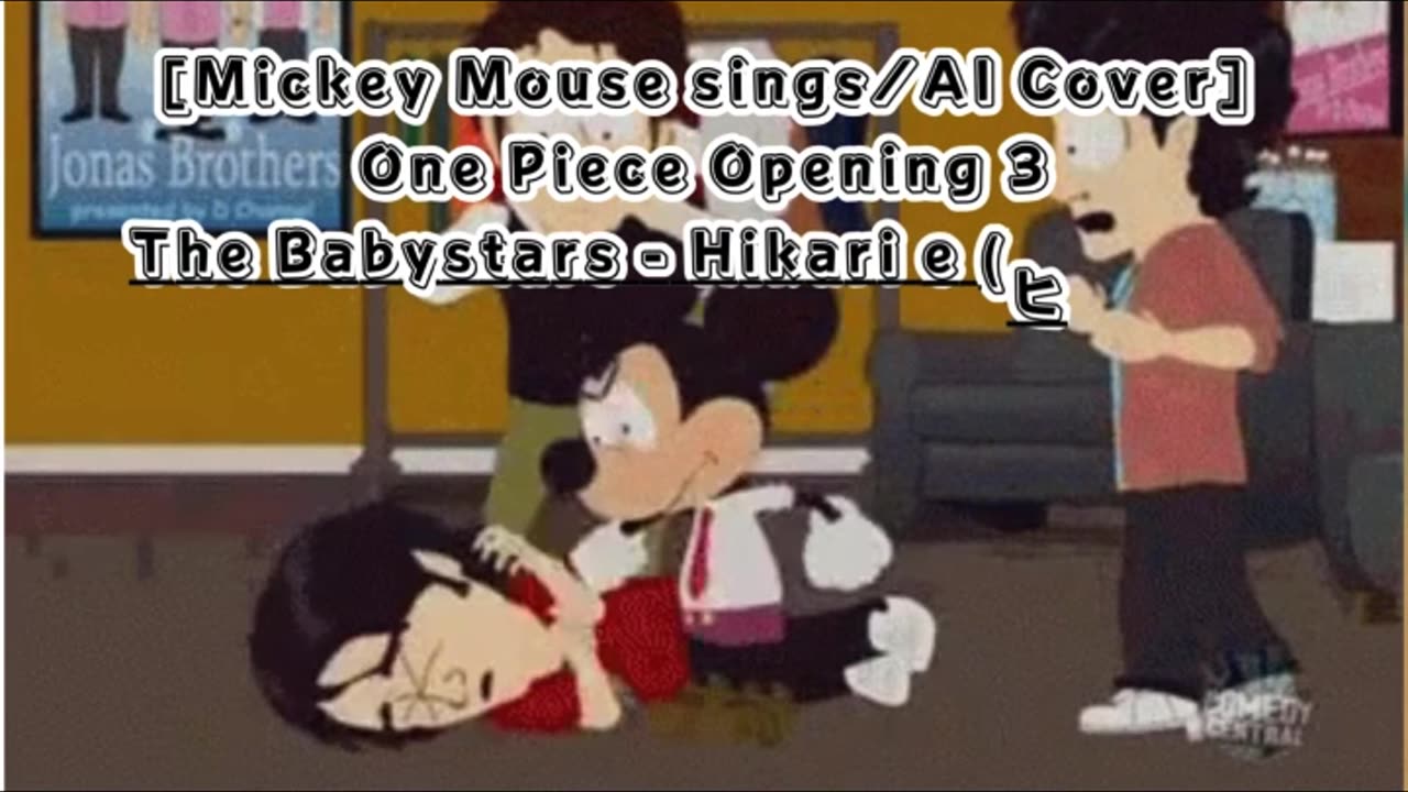 [Mickey Mouse sings/AI Cover] One Piece Opening 3 The Babystars - Hikari e