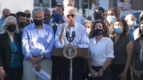 President Biden highlights climate change as he tours Hurricane Ida damage in NY, NJ