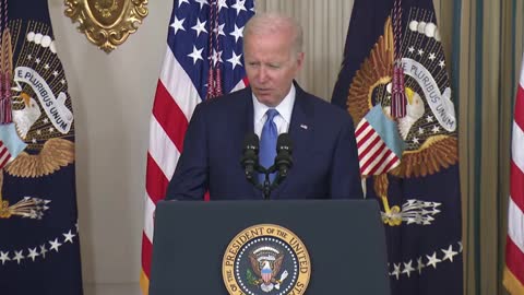 Biden tells a guest "my sympathies to ... the family of your ... CFO who dropped dead very unexpectedly..."