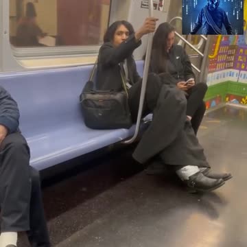 Wearing Stilts on a train