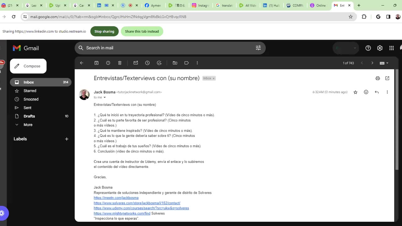 Entrevistas/Texterviews con (su nombre)