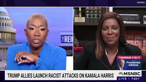 New York AG Letitia James says Republicans 'are running scared'
