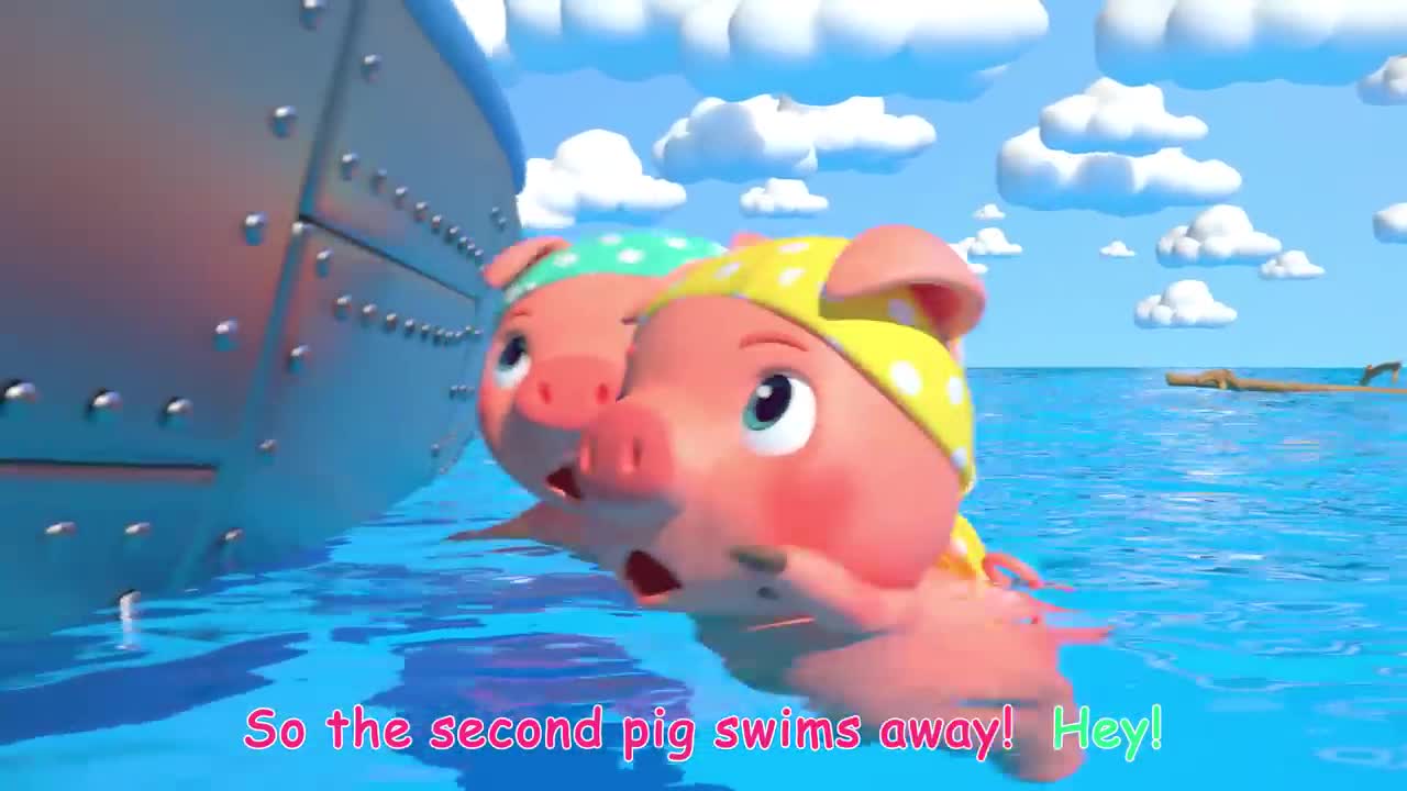 Three Little Pigs (Pirate Version) | CoComelon Nursery Rhymes & Kids Songs