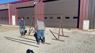 Riparian fence setup