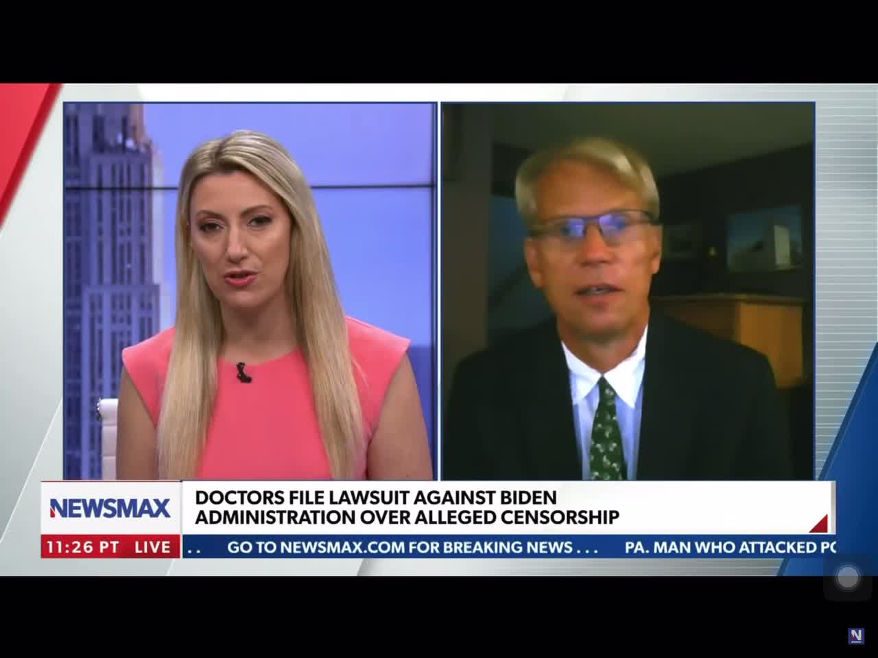 Group of prominent doctors sued the Biden administration over Covid censorship.