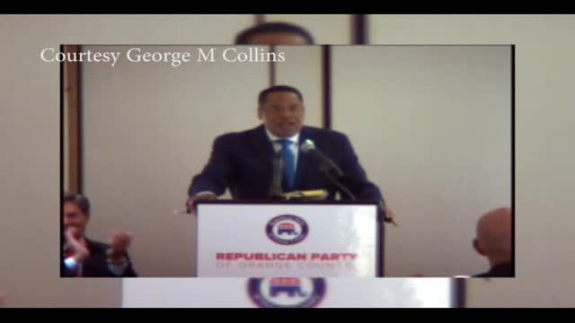 Larry Elder in Costa Mesa