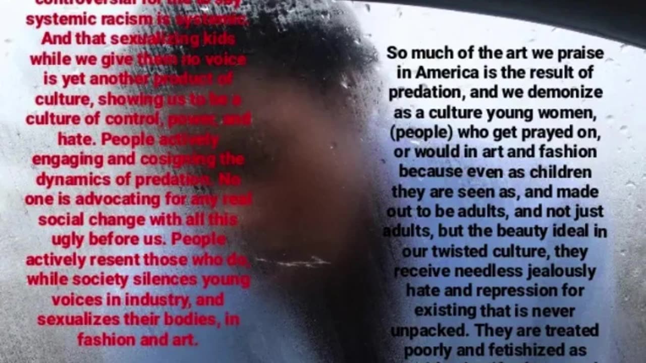 "All American Baby:" Song Preview, personal experiences, racism, predation, and narcissism