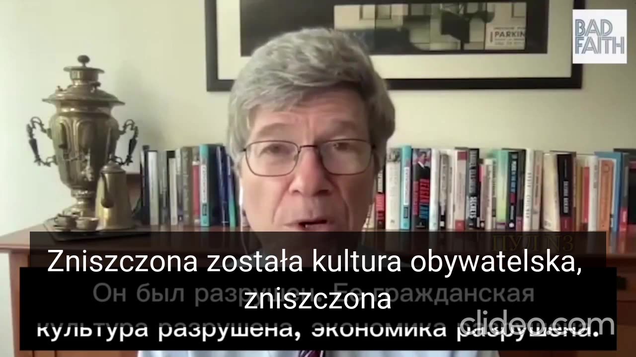 Jeffrey Sachs - ,,Ukraina staje się Afganistanem Europy"