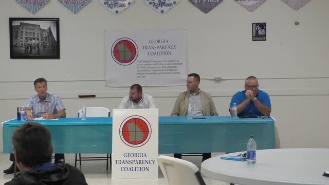 Rossville GA Candidate city council forum Oct 21, 2021 part 2