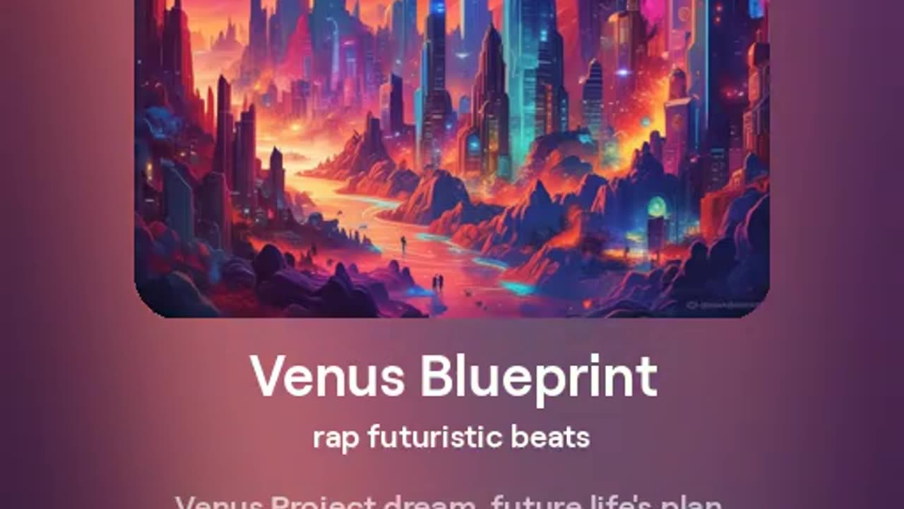 Venus Project Blueprint (ai song)