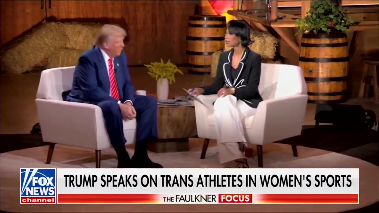 Trump speaks on trans athletes in women’s sports