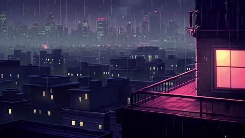 Night city lofi 🎶 Rainy Lofi Hip Hop Mix [hip hop beats to study/relax to]