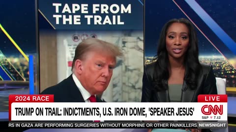Trump offers new defense for classified docs found in a bathroom
