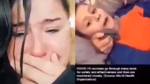 Covid V.a.x reaction to teenager