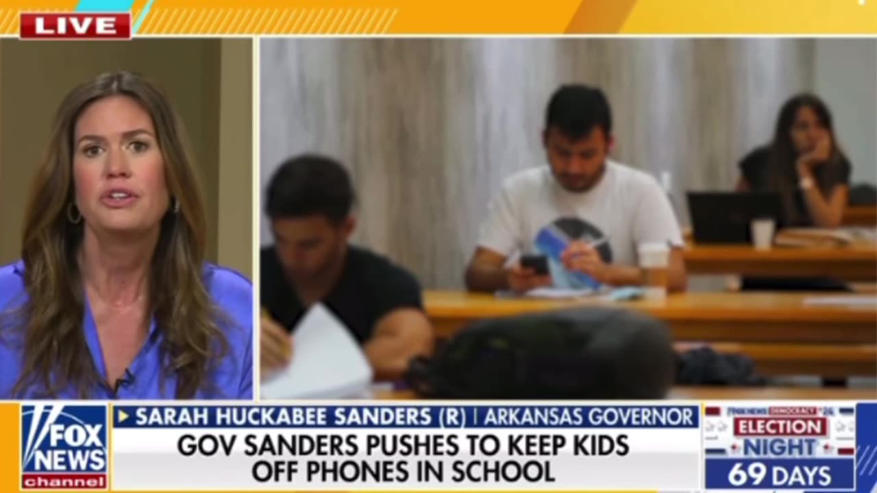 Governor Sarah Huckabee Sanders: It’s clear that Kamala’s team thinks she needs a babysitter