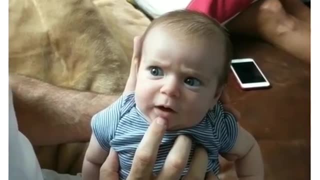 Funny, funny talking baby