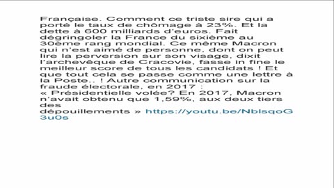 Présidentielle volée? En 2017, Macron n’avait obtenu que 1,59%, aux deux tiers des dépouillements