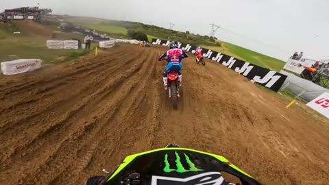 Camden Mc Lellan 2024 FIM MX2 Moto 2 from Round 2 Spain