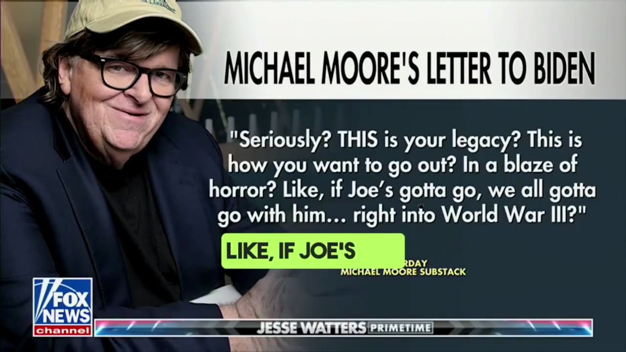 Democrat chaos—Michael Moore has turned on Joe Biden, and Bernie Sanders...