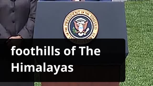 President Joe Biden attempts to define America in a single word