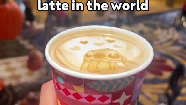 POV: you're about to drink the cutest latte in the world