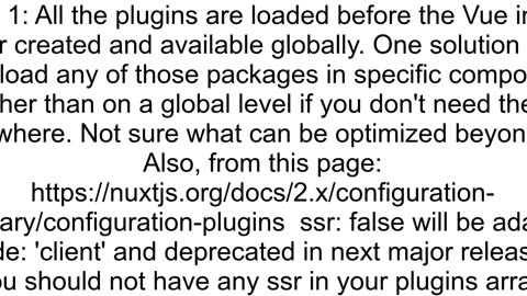 Is there a way to reduce nuxt entry point bundle size