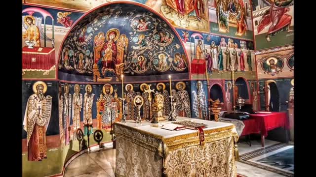 The Trisagion Hymn (English and Greek)