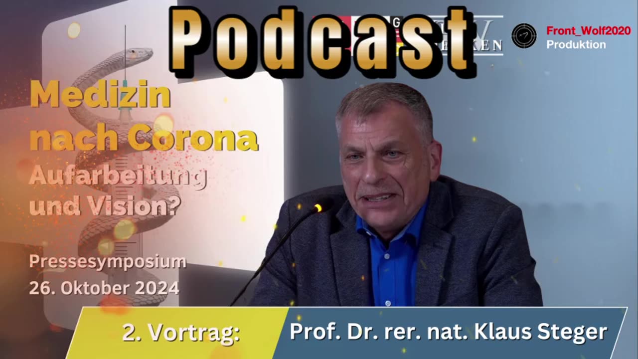 Podcast: 2ter Vortrag: Prof. Dr. rer. nat. Klaus Steger auf dem Pressesymposium MWGFD am 26.10.2024