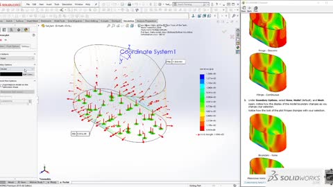 An analysis of a fuel storage tank in Solidworks 2018