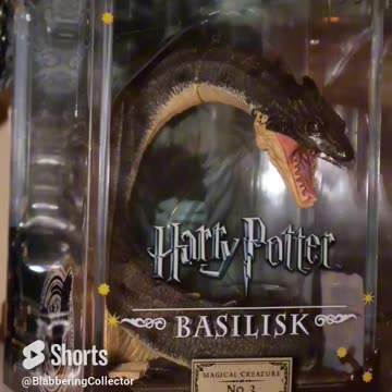 Harry Potter Noble Collection Magical Creatures: Basilisk #harrypotter #wizardingworld #collector