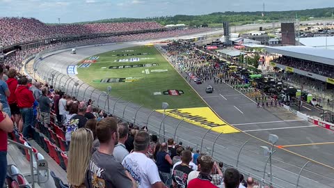 Talledega spring 2021 flag and fly over