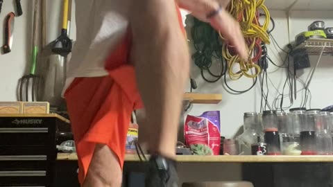This is NEW... Knee-Raise Side-Reach