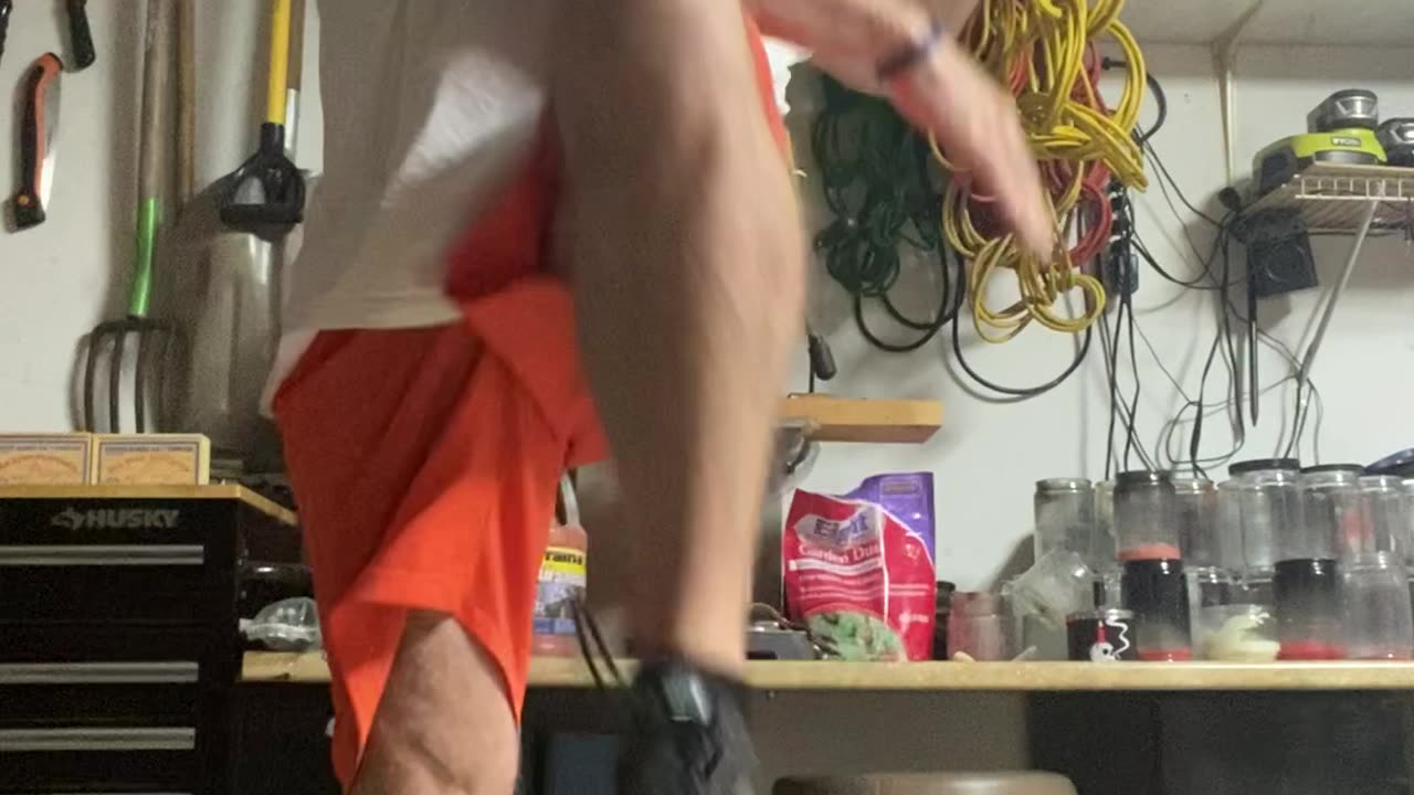 This is NEW... Knee-Raise Side-Reach