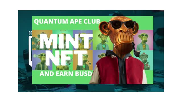 Quantum Ape Club Best Free NFT Game Earn 5% APY Passive Income Today!