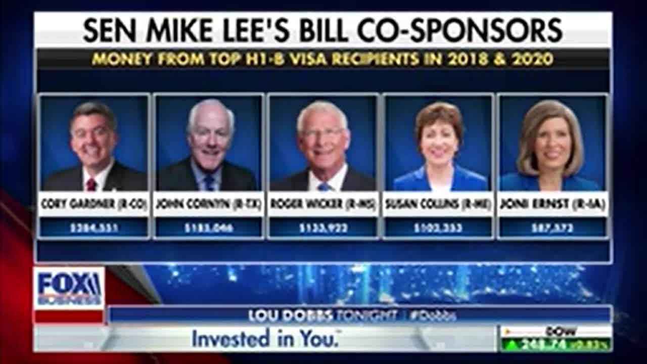 Lou Dobbs revealing RINOs
