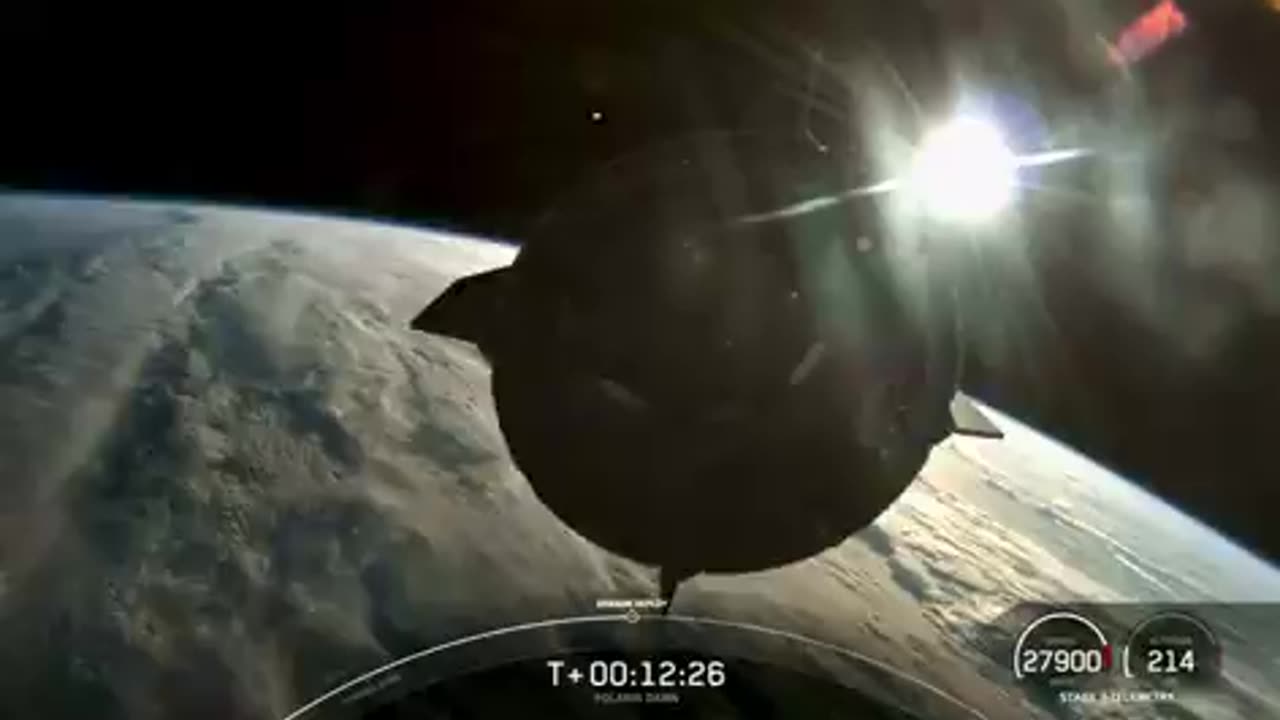 SpaceX's Polaris Dawn mission successfully enters orbit, offering a stunning panoramic vista