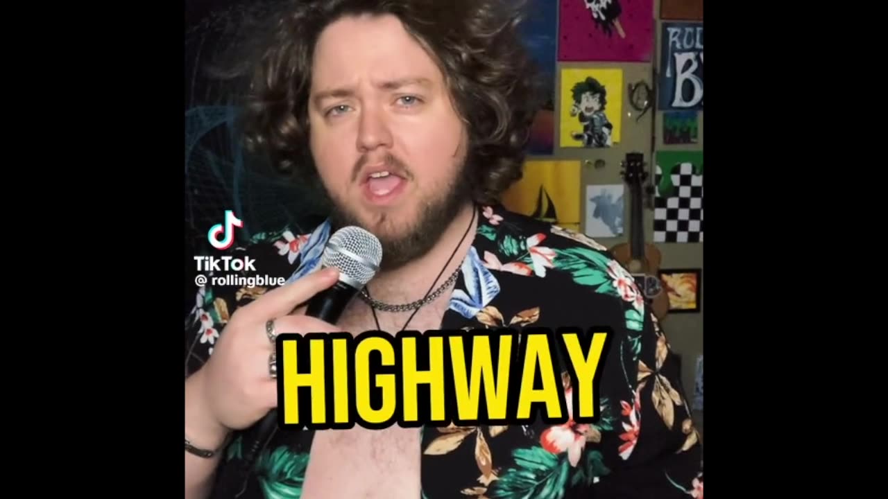 Joey Kaliko on Tiktok: Hotel California (Parody Song), Wide Aspect Ratio