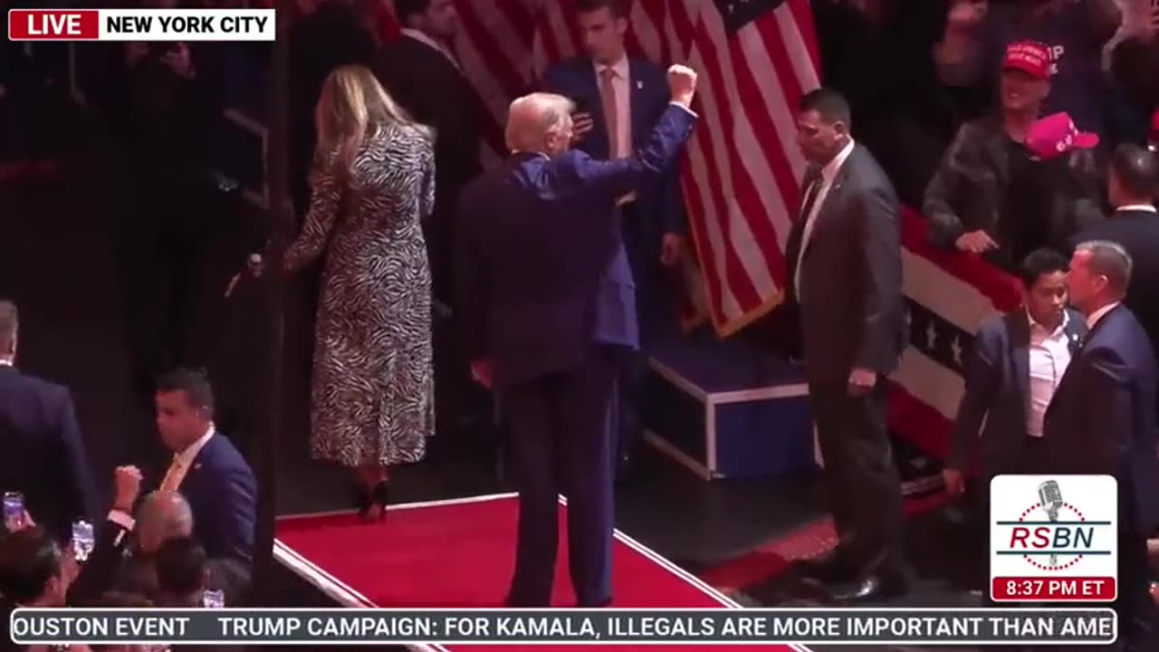 Melania Chuckles At Trump's Dance In Funny Clip