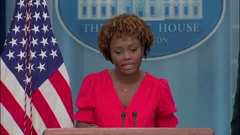 Reporter: "Where exactly was the president infected?" Jean-Pierre: "I don't think that matters."