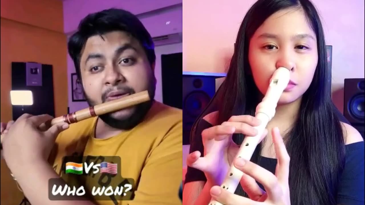 Boy👨‍🎤vs👩‍⚕️Girl 🥤 Who won #trending #asmr #asmrsounds #beatbox #shortfeed