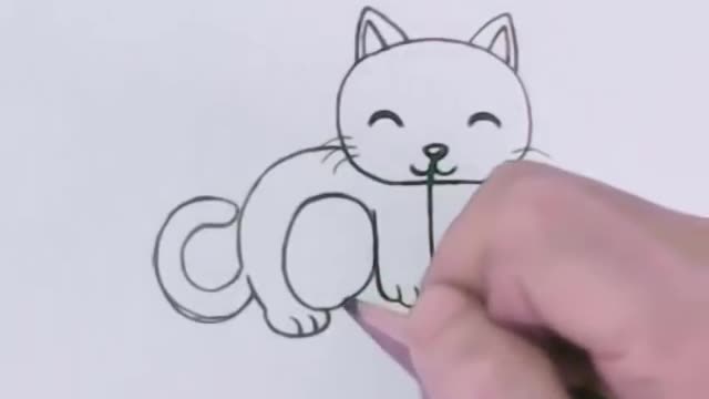 Very Easy! How to turn Words Cat Into a Cartoon Cat. (Wordtoons) learning step by step