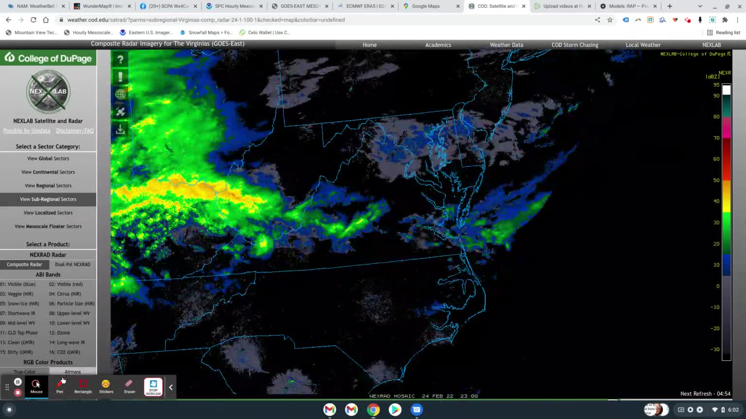 2/25 storm final outlook