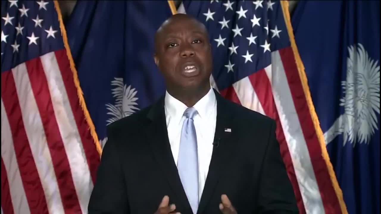 Tim Scott on Georgia Voting Law " its easier to vote in Georgia than Democrat-run New York.