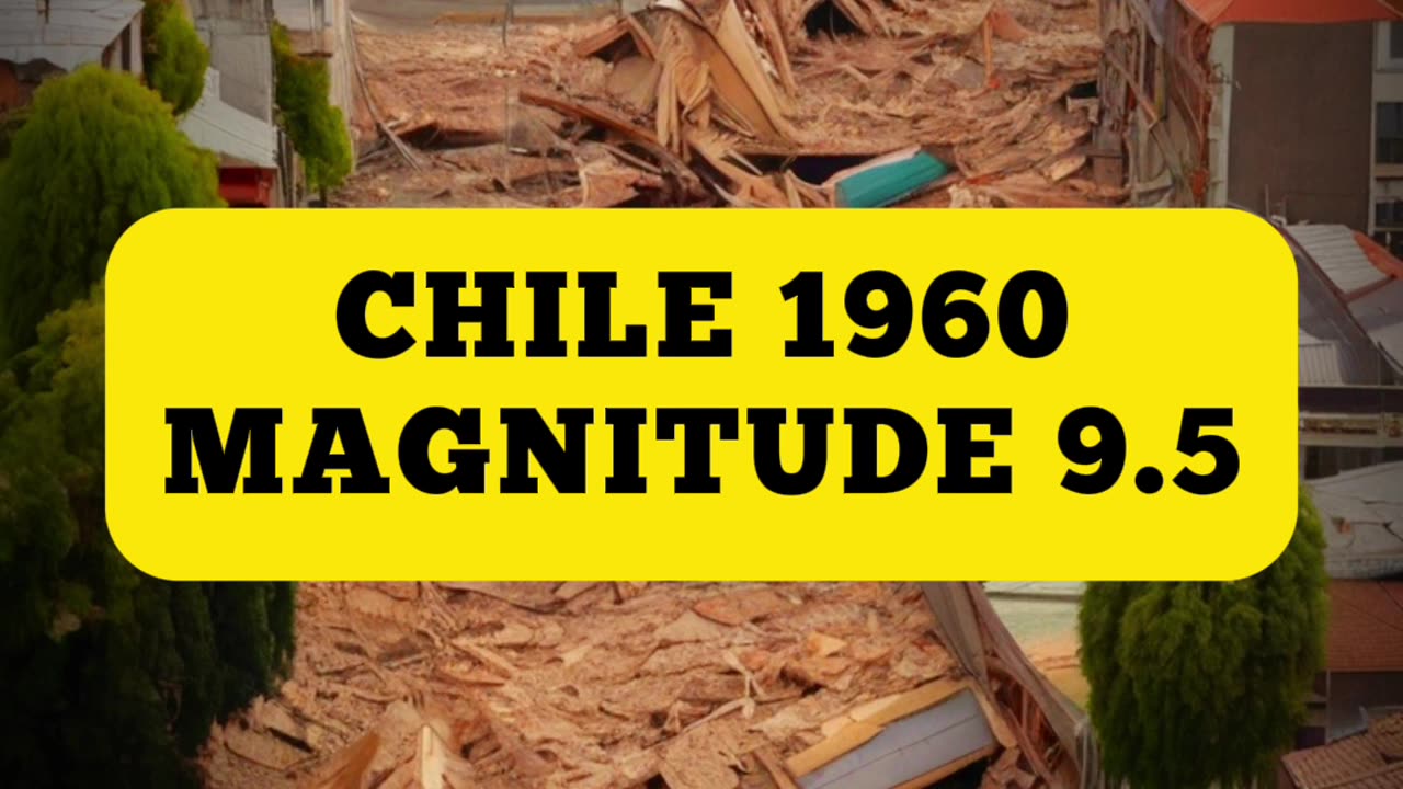 Magnitude 9.5 Chile Earthquake 1960 #earthquake #facts #shorts #chile