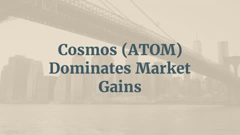 Cosmos (ATOM) Dominates Market Gains as Open Interest Hits Four-Month High