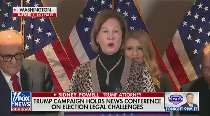 Sidney Powell: President Trump Won By a LANDSLIDE